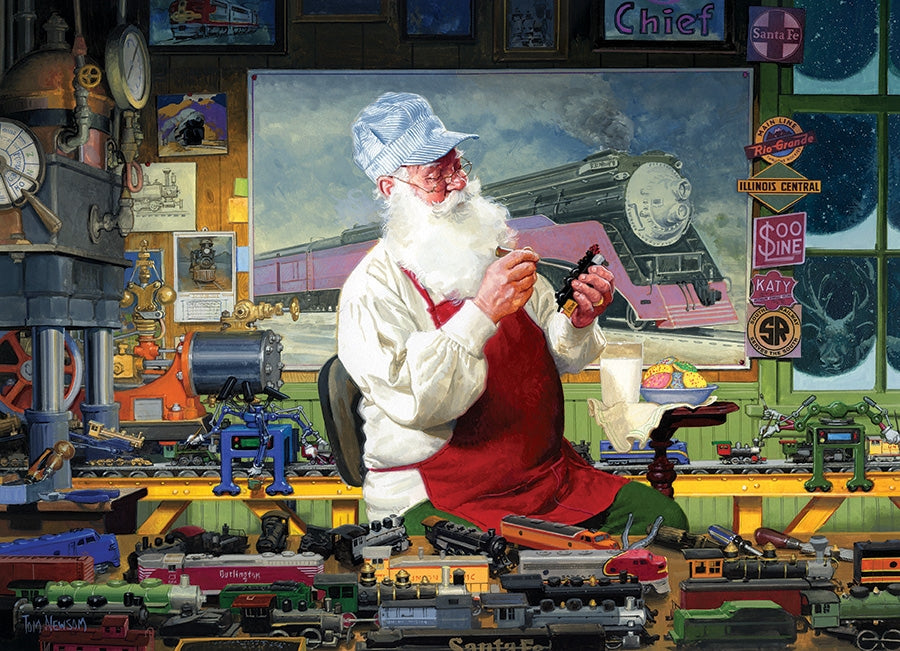 Cobble Hill Santa's Hobby 1000pc Puzzle