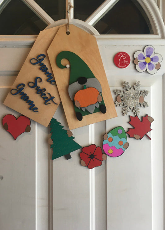Gnome Sweet Gnome DIY Door kit