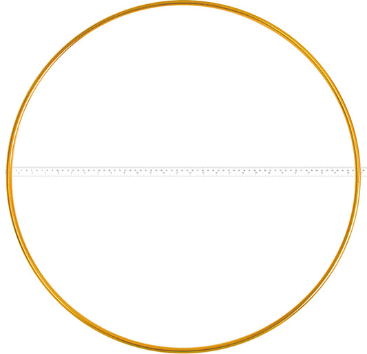 Metal Rings 27in (68.5cm) Brass 6mm Thick