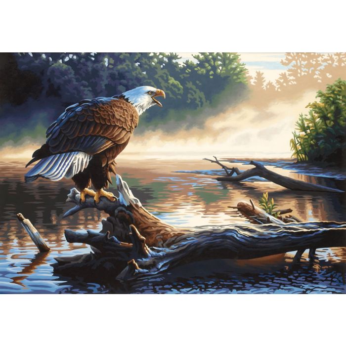 Eagle Hunter  Paint by Number Kit by PaintWorks Dimensions