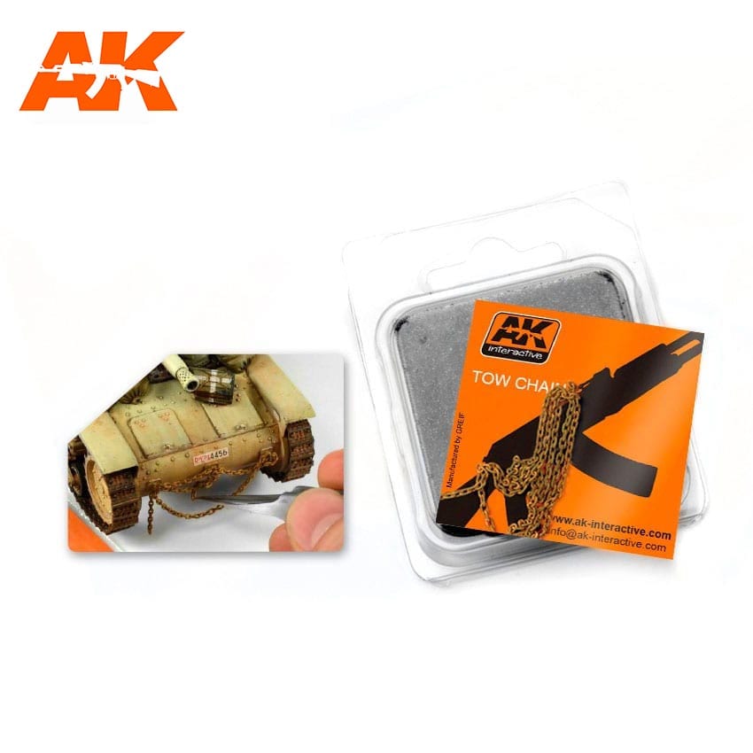 AK229 RUSTY TOW CHAIN SMALL