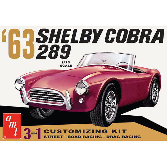 AMT SHELBY COBRA 289 1:25 SCALE MODEL KIT