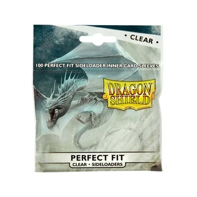 Dragon Shield  Perfect Fit Toploaders (Inner Sleeve)  - Clear Standard  Size Sideload