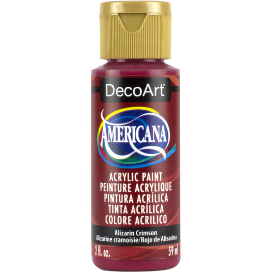 DecoArt Americana Acrylic Paint 2 oz. #179 Alizarin Crimson