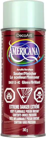 Americana Acrylic Sealer/Finish Aerosol Spray 12oz-Gloss