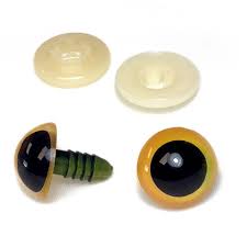 Animal Eyes - 18mm Yellow - 1 pair