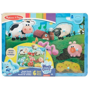 Melissa & Doug Blues Clues & You Wooden Sound Puzzle