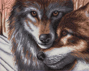CAK-A154L: "A Winter's Tale" 40x50 cm Crystal Art Kit