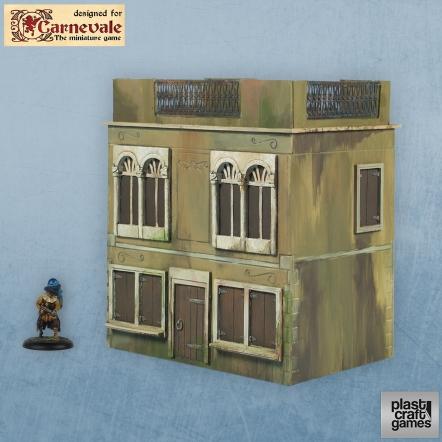 Plast Craft Games - Two storey Venetian Building