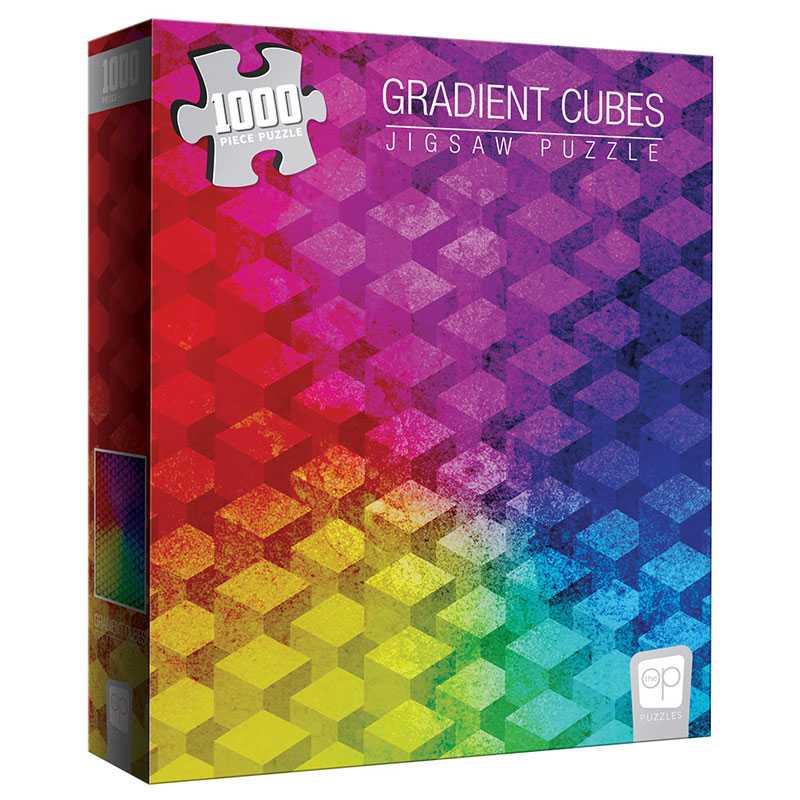 “Gradient Cubes” 1000 Piece Puzzle