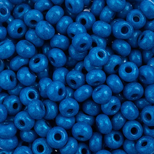 Czech Seedbead 6/0 apx22g Vial Terra Intensive Blue