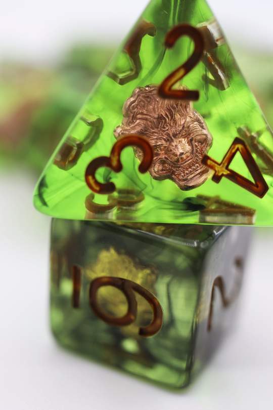 DRUID'S WOLF COMPANION CLASS RPG DICE SE