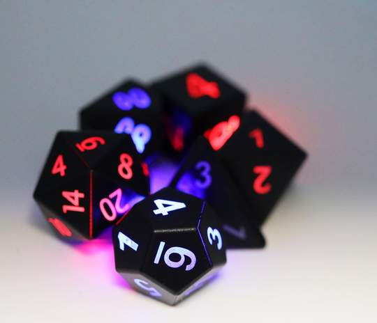 DUNGEON MASTER'S RAVE RPG DICE SET