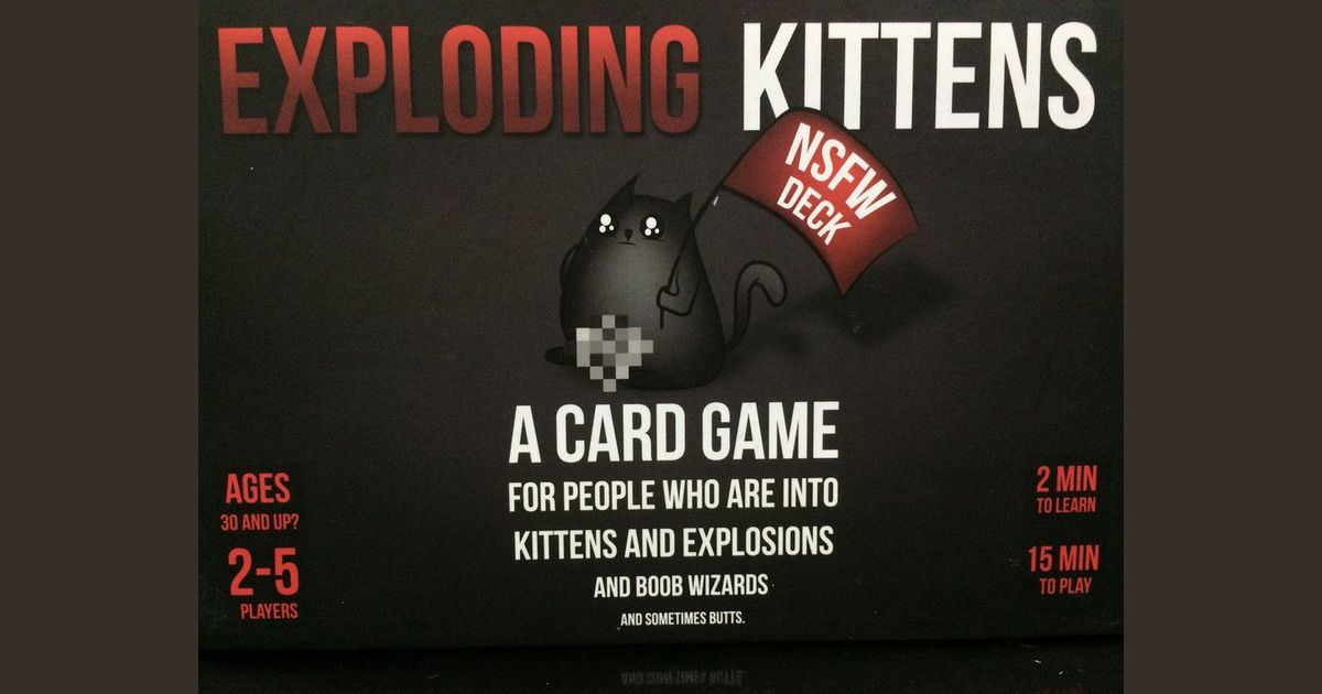 Exploding Kittens: NSFW Deck – Crafts N' Things Hobbies & Games