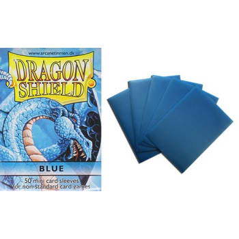 Dragon Shield Sleeves: Blue (50) - Mini Size