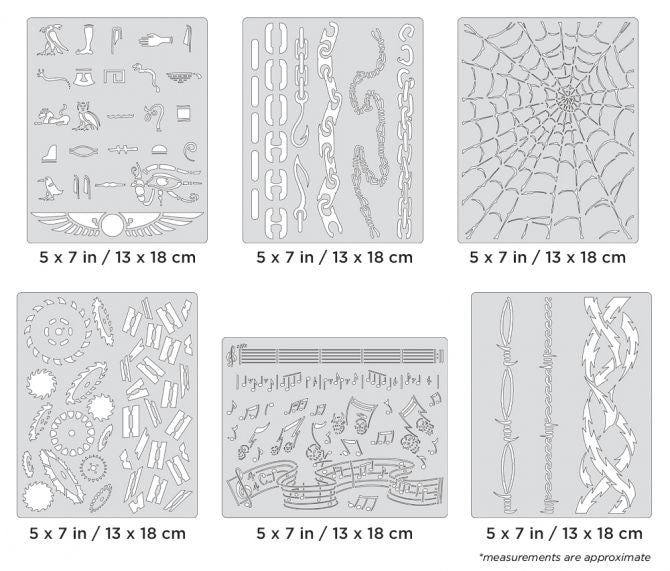 IWATA Artool FX3 Mini Series Freehand Airbrush Template by Craig Fraser