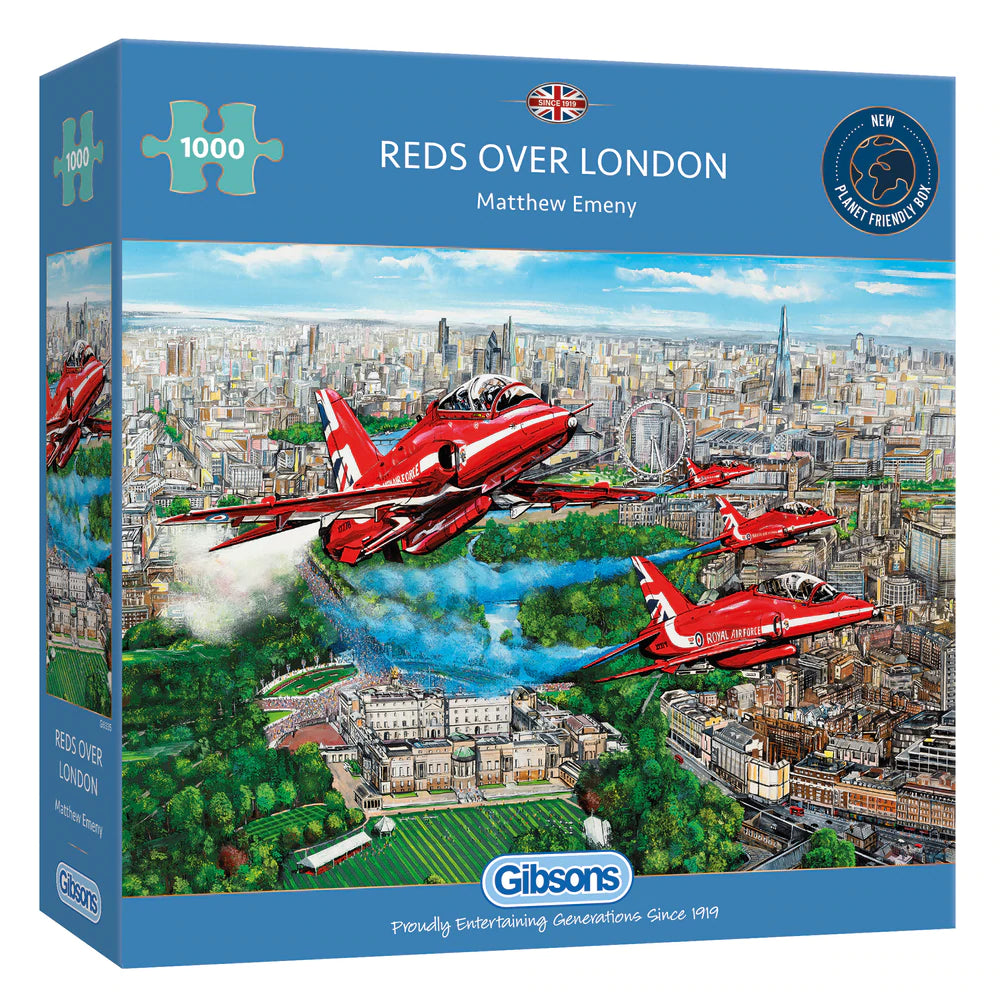 Reds Over London 1000pc Puzzle