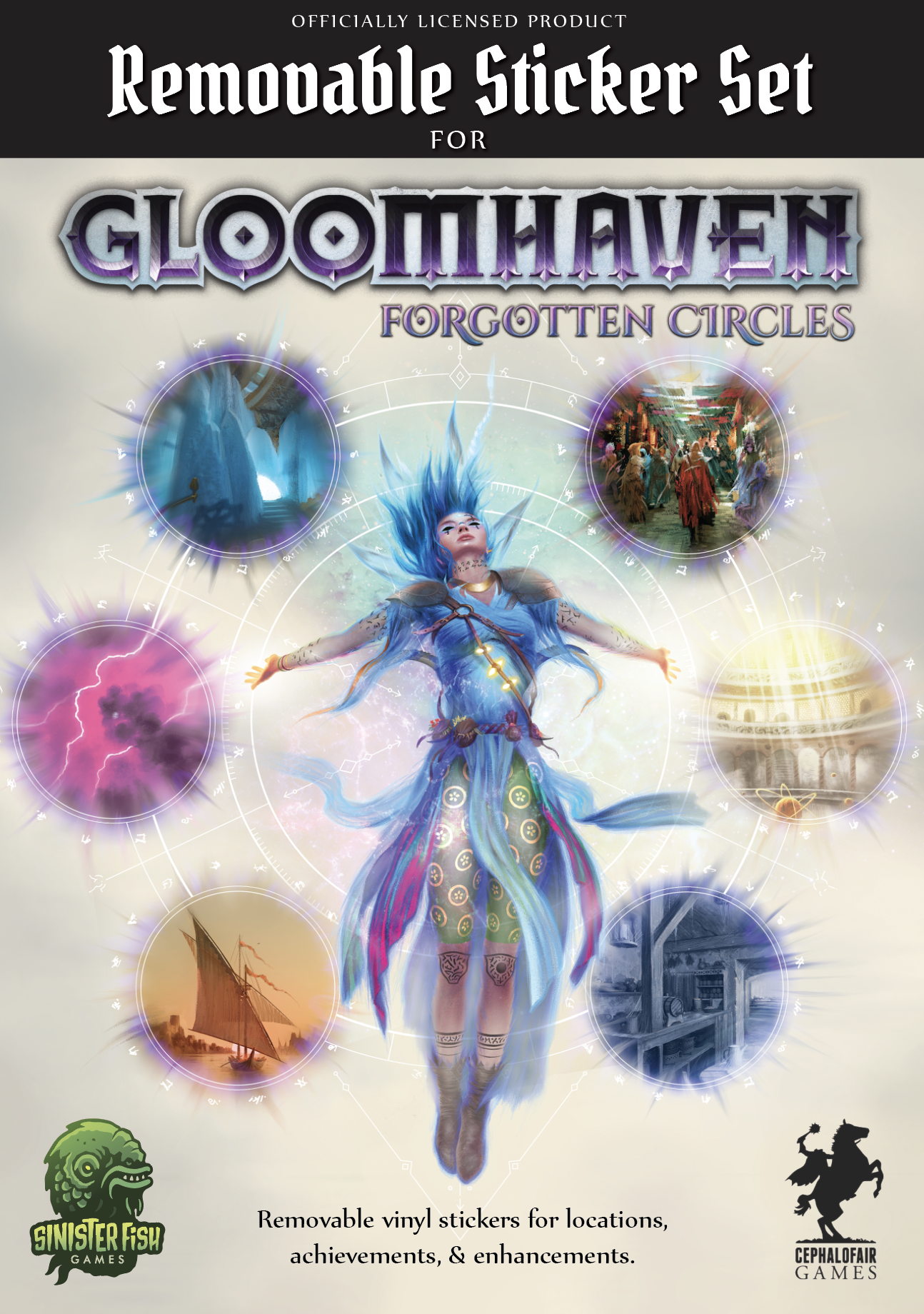 Gloomhaven: Forgotten Circles  Removable Stickers
