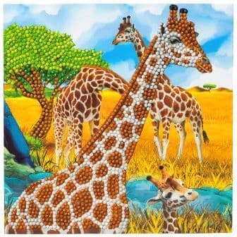 Craft Buddy "Gentle Giraffe" Crystal Art Card Kit
