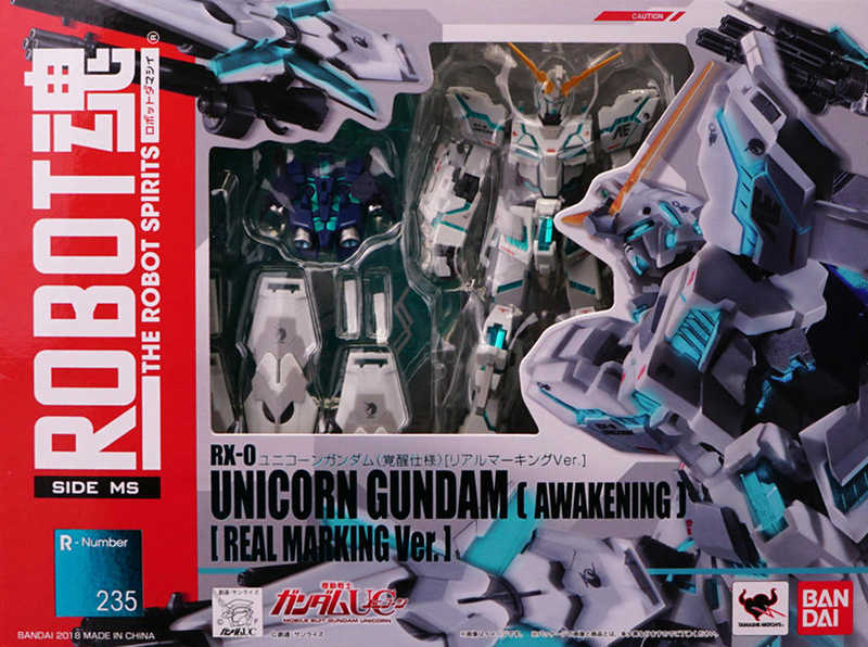 The Robot Spirits Side MS RX-0 Unicorn Gundam (Awakening) [Real Marking ver.]