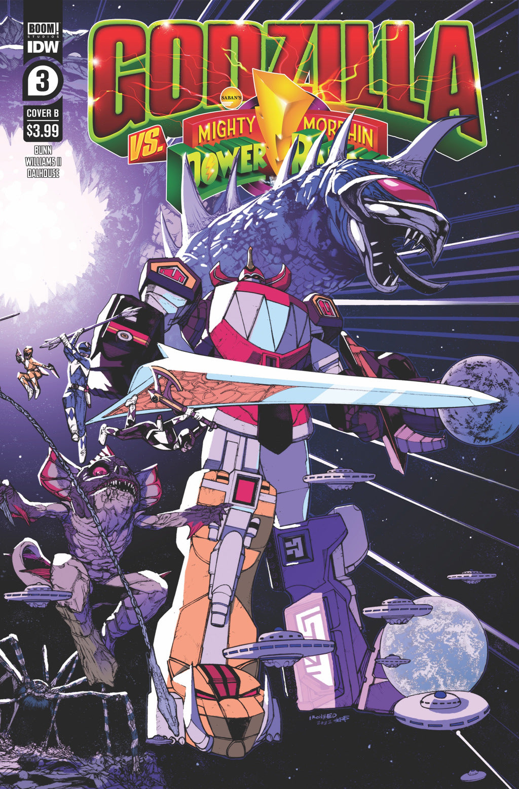 Godzilla Vs. The Mighty Morphin Power Rangers #3