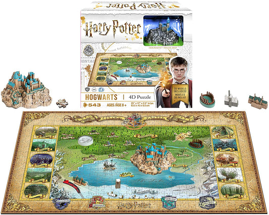 Harry Potter Mini Hogwarts 4D Puzzle 543 Pieces