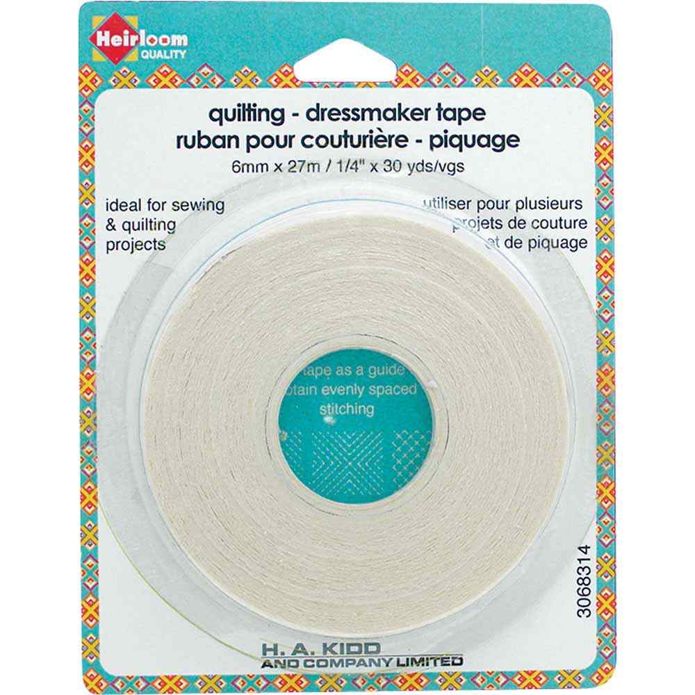 HEIRLOOM 1⁄4″ Quilters' Tape - 6mm x 27m (1⁄4″ x 30yd)