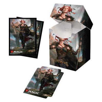 Commander Legends Jeska, Thrice-Reborn PRO 100+ Deck Box & Sleeves Combo