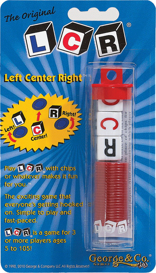 LCR LEFT CENTRE RIGHT BLISTER