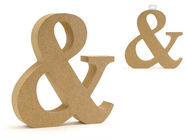 Wood Letters: 5 1/8" MDF Standing
