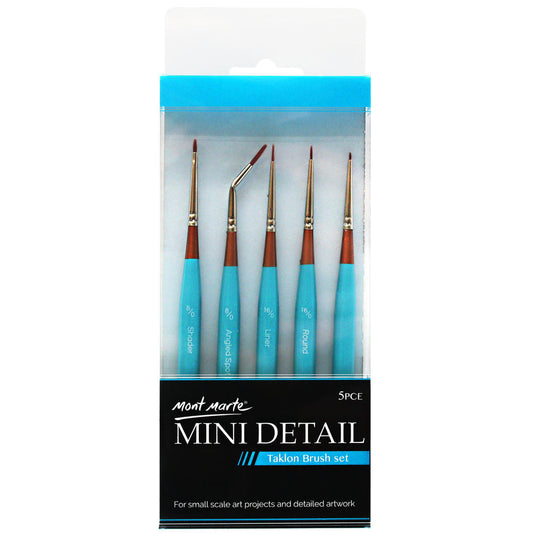 MONT MARTE Mini Detail Brush Set - 5pcs