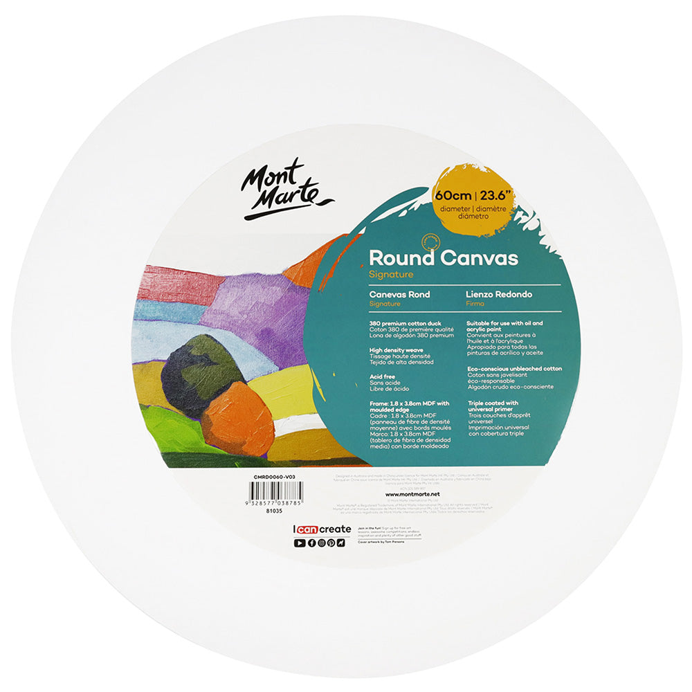 MONT MARTE Canvas Round 24″ (60cm)
