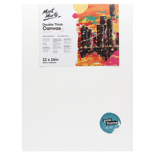MONT MARTE Studio Canvas Double Thick with Pine Frame 12″ x 16″ (30.5 x 40.6cm)
