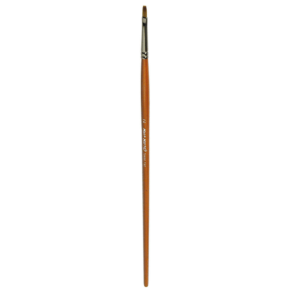 MONT MARTE Artist Brush Taklon Fla - Long 2