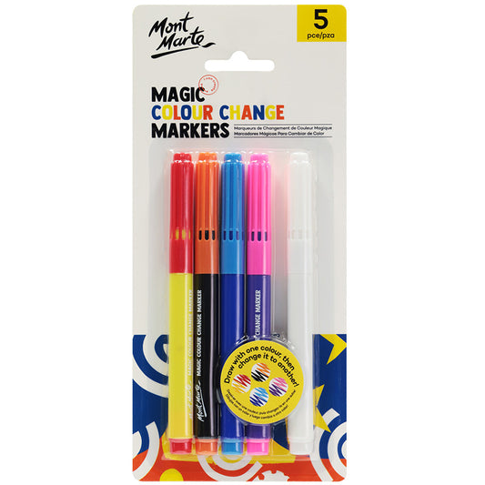 MONT MARTE Magic Colour Change Markers - 5pcs