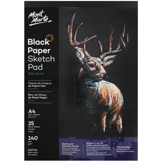 MONT MARTE Bulk Paper Sketch Pad 140g A4 - 25 sheets