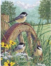 Janlynn Counted Cross Stitch Kit  Meadow's Edge