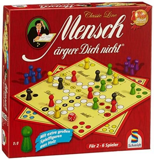 Schmidt Spiele  Classic Line ?: "mensch Ärgere Dich Nicht", with Large Game Pieces