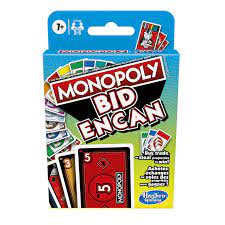 Monopoly Bid Game, Quick-Playing Card Game