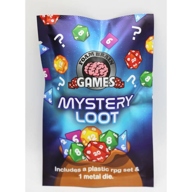 Mystery Loot: RPG Dice Set & Bonus Metal Die