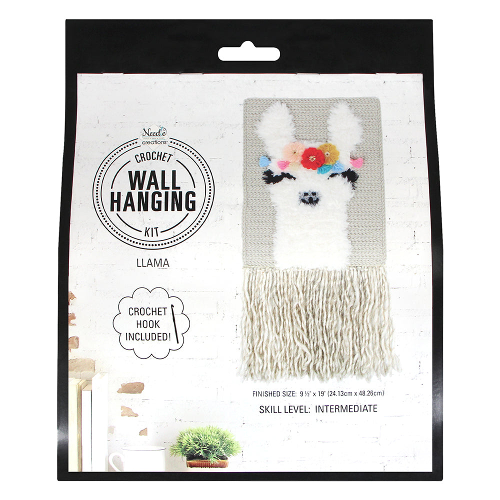 NEEDLE LICIOUS Crochet Wall Hanging Kit - Llama