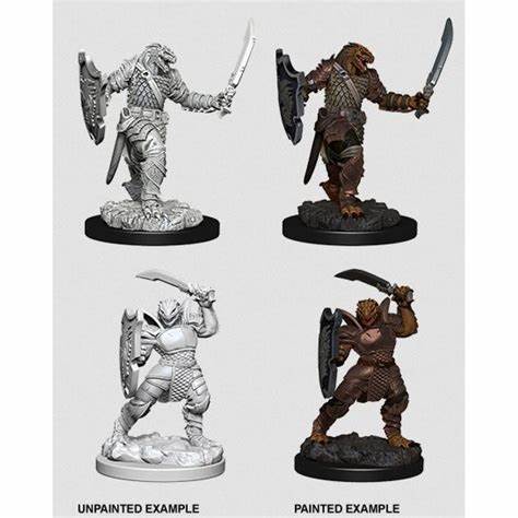 DND UNPAINTED MINIS WV5 DRAGONBORN FEMALE PALADIN