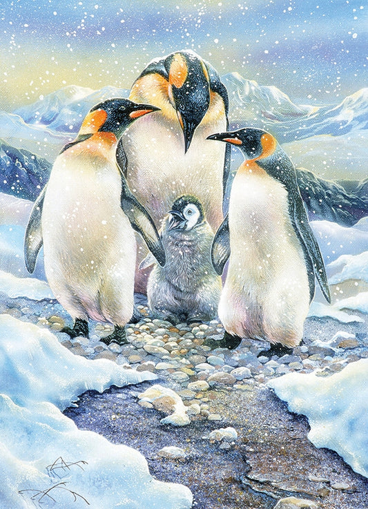 Penguin Family (Family) 350 Pc Puzzle