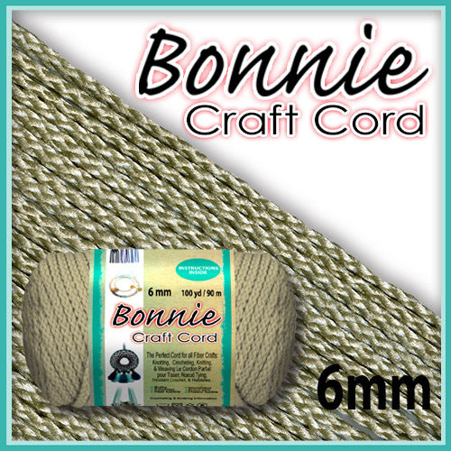 Bonnie Macrame Craft Cord 6mmX100yd & 4mm 100yd