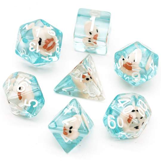 Pink Duck RPG Dice