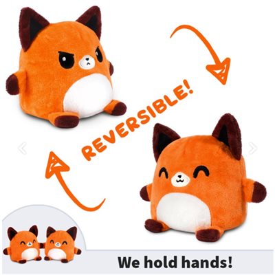 Plushmates: Reversible Fox (Happy Orange+Angry Orange)