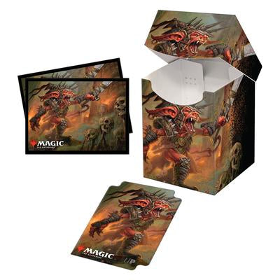 Commander Legends Rograkh, Son of Rohgahh PRO 100+ Deck Box and 100ct Sleeves Combo
