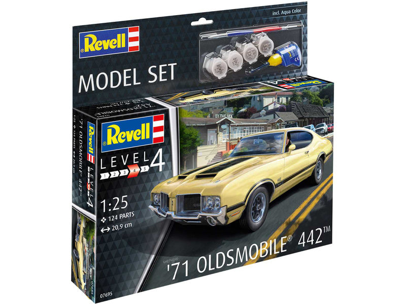 Revell Oldsmobile 442 Coupé 1971 (1:24) (Set)