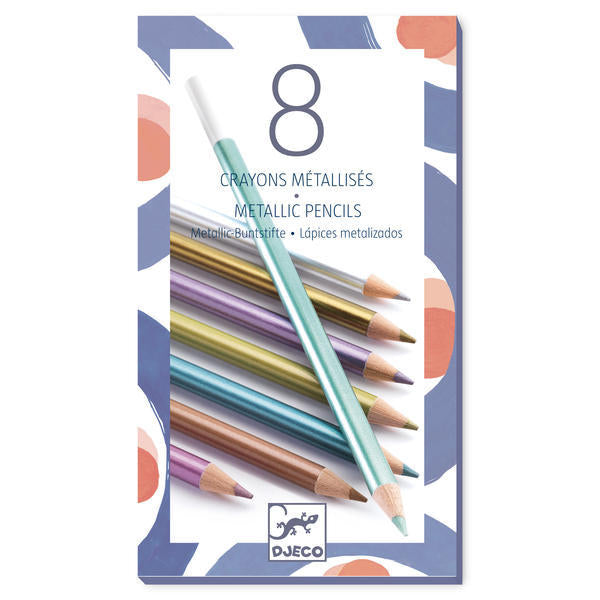 Djeco Metallic Pencils 8Pc