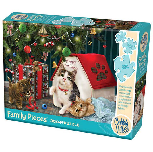 Cobble Hill  350pc Family Puzzle - Happy Pawlidays